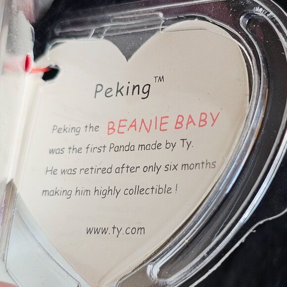 Ty Beanie Buddies Peking Panda Plush Toy 1998 Retired Beanie Baby Tylon - Picture 3 of 11